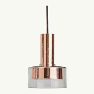 Casey Single Dimmable, Linear Suspension Lamp - Orange